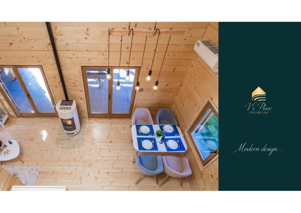 V'S Place - Wooden House With Heated Pool And Outdoor Sauna โอโทชาส ภายนอก รูปภาพ