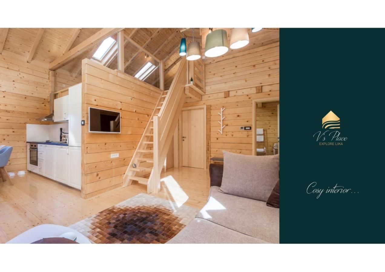 V'S Place - Wooden House With Heated Pool And Outdoor Sauna โอโทชาส ภายนอก รูปภาพ